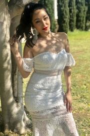 Embroidered White Dress