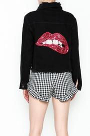  Sequin Back Denim Jacket