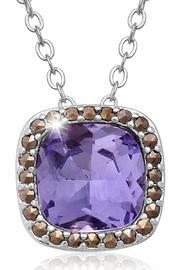  Tanzanite Halo Necklace