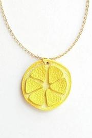  Leather Lemon Necklace