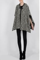  Hooded Woven Cape