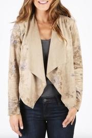  Floral Suede Jacket