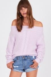  Fuzzy Cable Sweater