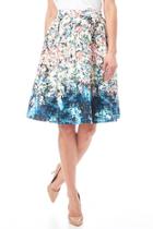  Floral Midi Skirt