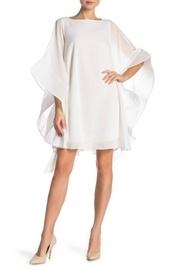  Sheer/sleeve Tunic Dress