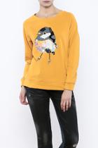  Sequin Bird Sweatshirt