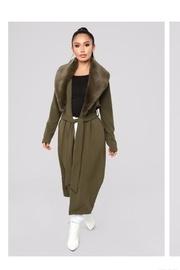  Faux Fur Duster