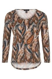  Autumn Print Top