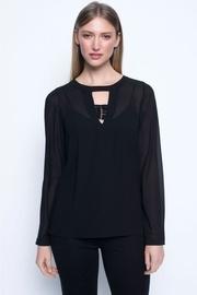  Keyhole 2-piece Blouse