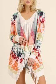  Print Cardigan Sweater