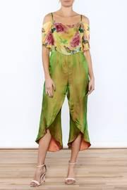  Floral Silk Jumpsuit