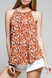  Print Halter Blouse