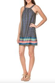  Tie Back Halter Dress W Bottom Stripe