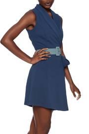  Pleated Fall Wrap Dress