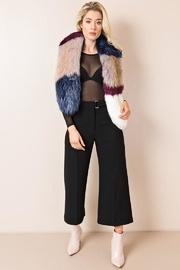  Multi-colored Faux-fur Scarf