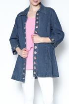  Grommet Swing Denim Jacket