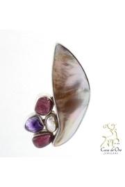  Amethyst Oyster Pendant