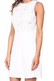  Embroidered A-line Dress