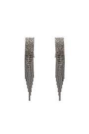  Silver Rhinestone Dangling Earrings