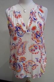  V-shirred Neck Top
