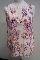 V-shirred Neck Top