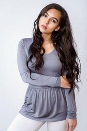  Ruched Bottom Top