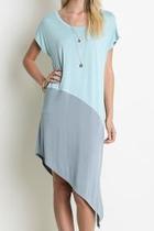  Two-toned Asymmetrical Dress