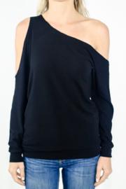  One Shoulder Long Sleeve Top