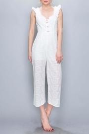  White Eyelet Jumper
