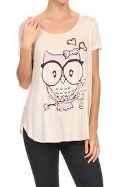  Owl Print Top