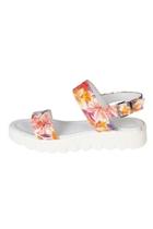  Floral Leather Sandals