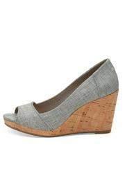  Stella Peep Toe Wedges