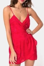  Red-satin Furia Dress