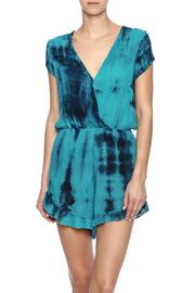 Teal Tie-dye Romper