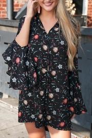  Floral Button-front Dress