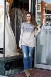  Metalic Detail Sweater