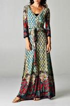  Mix Maxi Dress