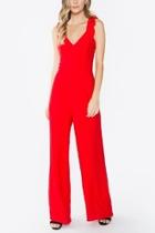  Ruffle Strap Jumpsuit