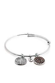  Garnet Rhodium Bracelet