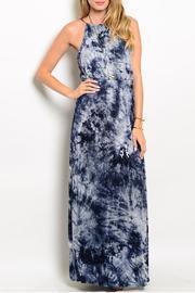  Navy Tie Dye Dress