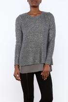  Layered Sequin Sweater