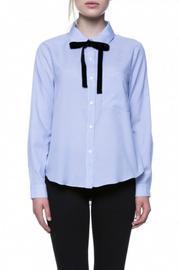  Velvet Tie Blouse