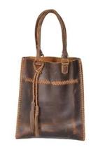  Leather Braided Tote