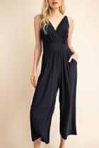  Simplistic Cross-over Jumpsuit