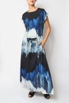  Water Print Dress