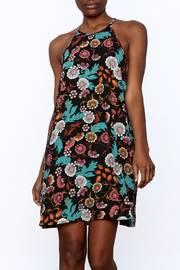  Black Floral Shift