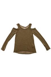  Cold Shoulder Thermal Top