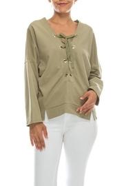  Tie Front Hoodie
