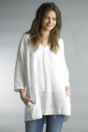  V-neck Linen Tunic
