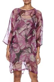  Sheer Batwing Dress